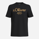 Koszulka męska s.Oliver 10.3.11.12.130.2141458-99D2 XL Czarna (4099975043262) - obraz 4