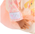 Пупс Tiny Treasure Brown Haired Doll With Giraffe Outfit 45 см (5713396302690) - зображення 4