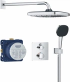 Душевой гарнитур скрытого монтажа с термостатом GROHE QuickFix Precision Grohtherm Cube 34882000