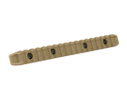 Рейка Пікатінні КРУК CRC 9027 Coyote Tan на 17 слотів із кріпленням M-Lok