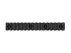 Рейка Пікатінні КРУК CRC 9018 Чорний АНОД на 15 слотів із кріпленням M-Lok - зображення 2