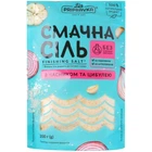 Морська сіль Приправка з часником та цибулею "СМАЧНА СІЛЬ" 200 г