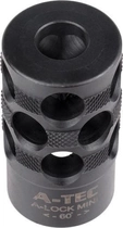 Дулове гальмо-компенсатор A-TEC Mini Muzzle Brake універсальний швидкознімний. Різьба - A-Lock Mini - зображення 3