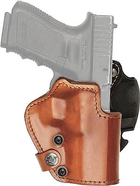 Кобура Front Line LKC для Glock 17/22/31. Материал - Kydex/кожа/замша. Цвет - коричневый - изображение 1