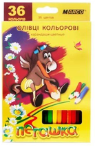 Олівці кольорові 36 кольорів Marco Пегашка 1010-36