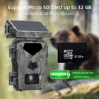 Камера для охоты Mini700 24 МП 1080P с солнечной панелью - изображение 1