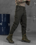 Тактические штаны Softshell oliva с резинкой Вт7618 XS - изображение 9