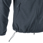 Кофта флисовая Helikon-Tex Alpha Hoodie Jacket Grid Fleece Shadow Grey 3XL - изображение 8