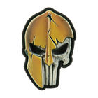 Нашивка Punisher Sparta PVC мідний - зображення 1