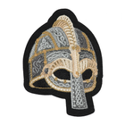 M-Tac нашивка Viking Helmet (вышивка) Black - изображение 1