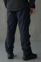 Мужской демисезонный Костюм ДСНС Softshell с Липучками под Шевроны темно-синяя Куртка и брюки 3XL - изображение 5