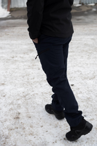 Мужской демисезонный Костюм ДСНС Softshell с Липучками под Шевроны темно-синяя Куртка и брюки M - изображение 13