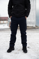 Чоловічий демісезонний Костюм ДСНС Softshell із Липучками під Шеврони темно-синя Куртка та штани XL - зображення 8
