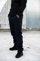 Мужской демисезонный Костюм ДСНС Softshell с Липучками под Шевроны темно-синяя Куртка и брюки S - изображение 9