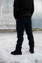 Мужской демисезонный Костюм ДСНС Softshell с Липучками под Шевроны темно-синяя Куртка и брюки 2XL - изображение 11