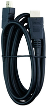 Кабель DPM HDMI to HDMI прямий конектор 1.5 м чорний (BMHDMI15) (5900672655223) - зображення 2