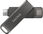 Флеш пам'ять USB SanDisk iXpand Luxe 128GB USB Type-C + Lightning Black (SDIX70N-128G-GN6NE) - зображення 2
