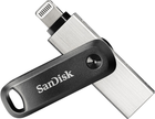 Флеш пам'ять USB Sandisk iXpand Go 128Gb, USB 3.0/Lightning for Apple (SDIX60N-128G-GN6NE) - зображення 4