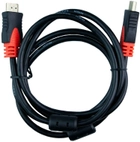 Kabel DPM HDMI to HDMI 10.2 Gb/s 1.5 m czarny (BMHDMI15HQ) (5900672655247) - obraz 3