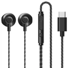 Навушники REMAX TYPE-C Wired Earphone for Music & Call RM-711a чорні
