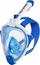 Повнолицьова маска Aqua Speed DRIFT 7086 (249-51) Унісекс S/M Біло-синя (5908217670861)