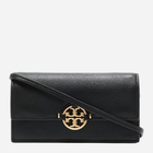 Сумка крос-боді через плече жіноча з натуральної шкіри Tory Burch TORB137145-001 Чорна (196133251577)