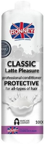 Кондиціонер Ronney Classic Latte Pleasure Professional Conditioner Protective для всіх типів волосся захисний 1000 мл (5060589155015) - зображення 1