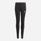 Legginsy dziecięce dla dziewczynki sportowe Adidas G Lin Leg GN4044 122 cm Czarne (4062065017870) - obraz 1