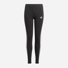 Młodzieżowe legginsy sportowe dla dziewczynki Adidas G 3S Leg GN4046 140 cm Czarne (4064036241321) - obraz 1
