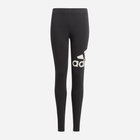 Młodzieżowe legginsy sportowe dla dziewczynki Adidas G Bl Leg GN4081 140 cm Czarne (4064036050121) - obraz 1