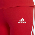 Młodzieżowe legginsy sportowe dla dziewczynki Adidas G 3S Tight GT6890 164 cm Czerwone (4064054884241) - obraz 4