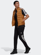 Bezrękawnik puchowy męski Adidas Ess Down Vest HK4651 M Brązowy (4065432011082) - obraz 3