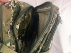 Штурмовой рюкзак сумка на плечи 30 л пиксельный камуфляж - изображение 4