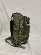 Штурмовой рюкзак сумка на плечи 30 л пиксельный камуфляж - изображение 8