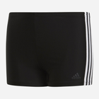 Młodzieżowe kąpielówki bokserki dla chłopca Adidas Fit Bx 3S Y DP7540 164 cm Czarne (4060515130797) - obraz 1