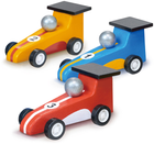 Zestaw samochodów wyścigowych Mentari Pullback Racers (0191856079149) - obraz 2