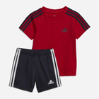 Komplet dziecięcy letni (koszulka + spodenki) dla chłopca Adidas I 3S Sport Set IC7781 86 cm Wielokolorowy (4066745149400) - obraz 1