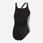 Підлітковий суцільний купальник для басейну для дівчинки Adidas Fit Suit 3S Y DQ3319 140 см Чорний (4060515092170) - зображення 2
