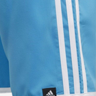 Modzieżowe spodenki kąpielowe dla chłopca Adidas Yb 3S Shorts FM4144 158 cm Błękitne (4062058577794) - obraz 5