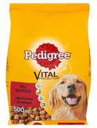 Sucha karma dla psów Pedigree Adult z wołowiną i drobiem 500 g (5900951019814) - obraz 1