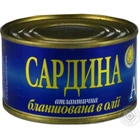 Сардіна Арктика атлантична бланшована в олії 240 г