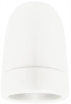Ceramiczna oprawka do żarówki DPM E27 biała (5903332583362) - obraz 1
