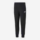 Spodnie dresowe damskie ocieplane Puma Ess Sweatpants Fl Cl 586839-01 XL Czarne (4063697171206)