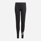 Dziecięce legginsy sportowe dla dziewczynki Adidas G Bl Tig GN1438 134 cm Czarne (4064036061561) - obraz 1