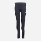 Dziecięce legginsy sportowe dla dziewczynki Adidas G 3S Tig GN1452 110 cm Granatowe (4062065011182) - obraz 1