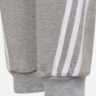 Spodnie dresowe młodzieżowe dziewczęce Adidas B Fi 3S Tap P H26639 152 cm Szare (4064057758754) - obraz 4