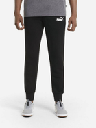 Спортивні штани чоловічі Puma Ess Logo Pants Tr Cl 586716-01 S Чорні (4063697302150) - зображення 1