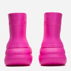 Жіночі гумові чоботи низькі Crocs Classic Crush Rain Boot 207946-JUIC 38-39 Рожеві (196265225439) - зображення 6