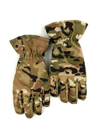 Перчатки тактические теплые с флисовой подкладкой (мультикам) (размер XXL) - изображение 3
