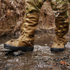 Тактичні водовідштовхувальні військові бахіли гамашіі для взуття від дощу та грязі для захисту на берці Койот XL ( 46-48 розмір) - изображение 11